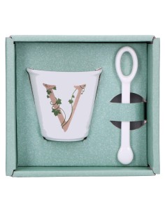 La Porcellana Bianca-Unico Bicchierino V C/Cucchiaino 75 CC Gb 75 Cm Gift Box 2