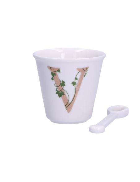 La Porcellana Bianca-Unico Bicchierino V C/Cucchiaino 75 CC Gb 75 Cm Gift Box