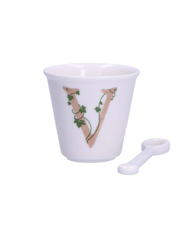 La Porcellana Bianca-Unico Bicchierino V C/Cucchiaino 75 CC Gb 75 Cm Gift Box