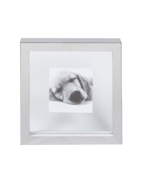 L'Oca Nera - Portafoto Quad.Piccolo-Int.Trasp cm 23x23x3,5 (10x10)