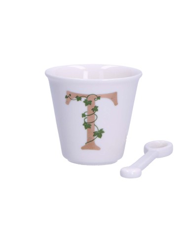 La Porcellana Bianca-Unico Bicchierino T C/Cucchiaino 75 CC Gb 75 Cm Gift Box