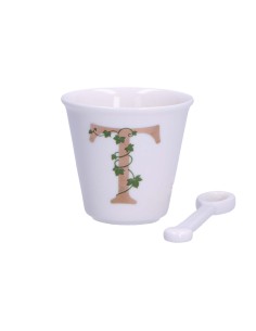La Porcellana Bianca-Unico Bicchierino T C/Cucchiaino 75 CC Gb 75 Cm Gift Box