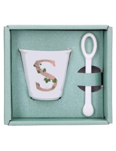 La Porcellana Bianca-Unico Bicchierino S C/Cucchiaino 75 CC Gb 75 Cm Gift Box 2