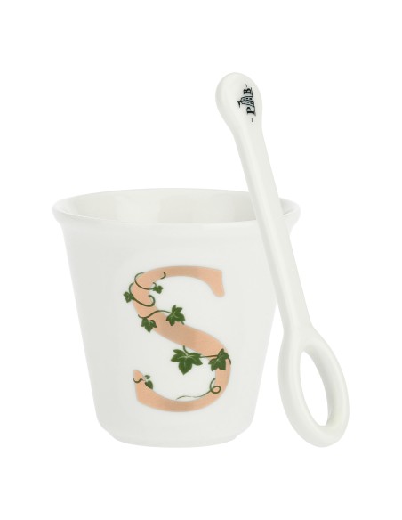 La Porcellana Bianca-Unico Bicchierino S C/Cucchiaino 75 CC Gb 75 Cm Gift Box