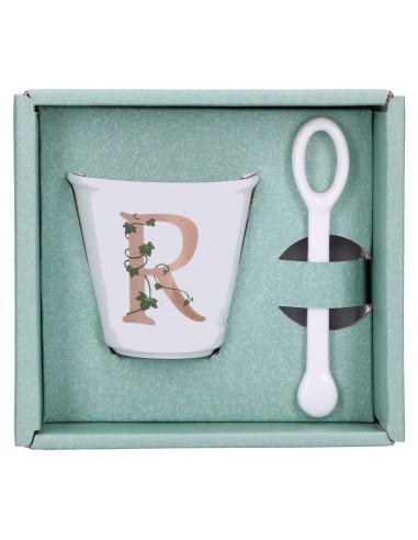La Porcellana Bianca-Unico Bicchierino R C/Cucchiaino 75 CC Gb 75 Cm Gift Box