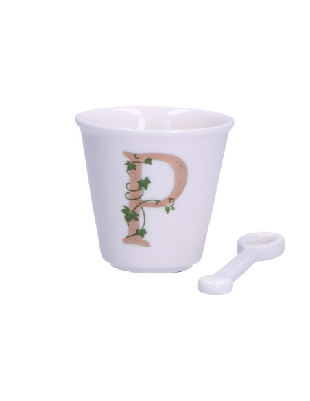 La Porcellana Bianca-Unico Bicchierino P C/Cucchiaino 75 CC Gb 75 Cm Gift Box
