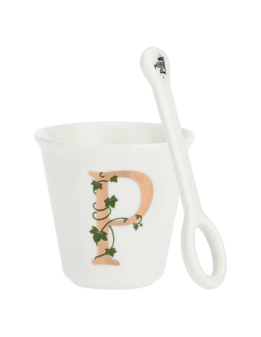 La Porcellana Bianca-Unico Bicchierino P C/Cucchiaino 75 CC Gb 75 Cm Gift Box