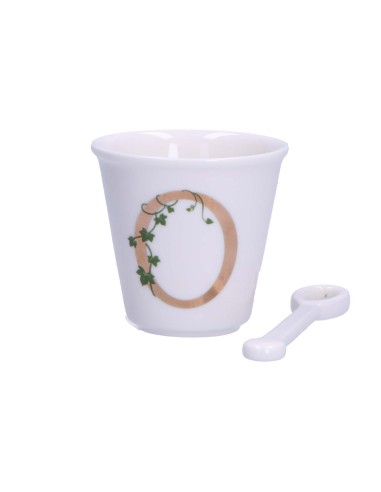 La Porcellana Bianca-Unico Bicchierino O C/Cucchiaino 75 CC Gb 75 Cm Gift Box