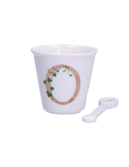 La Porcellana Bianca-Unico Bicchierino O C/Cucchiaino 75 CC Gb 75 Cm Gift Box