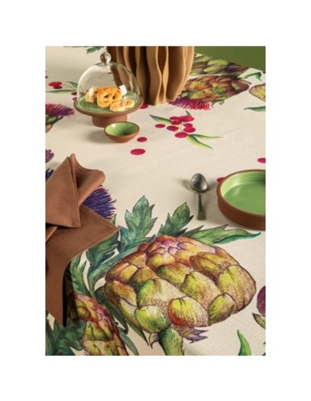 L'Oca Nera - Niscemi - Runner Antimacchia cm 155 x 50, 2 posti