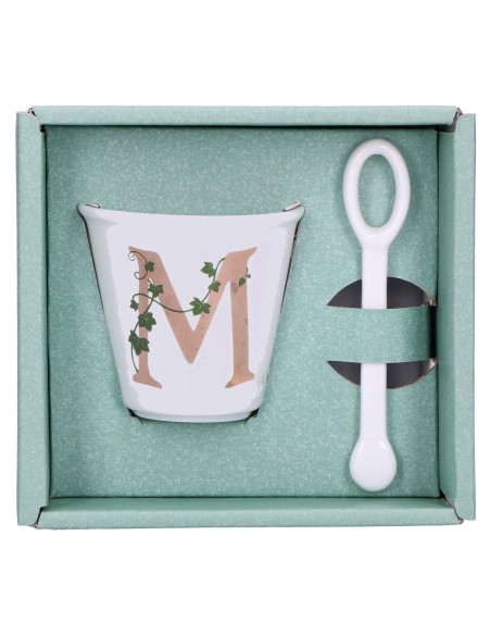 La Porcellana Bianca-Unico Bicchierino M C/Cucchiaino 75 CC Gb 75 Cm Gift Box