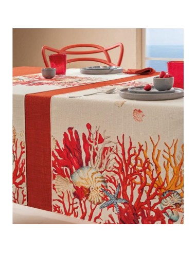 L'Oca Nera - Alghero - Runner Antimacchia cm 155 x 50, 2 posti