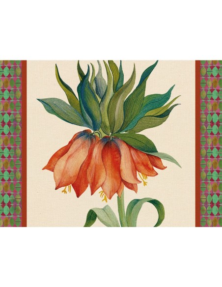 L'Oca Nera - Tovaglietta Rigida Avorio cm 39x29,5 - Fritillaria