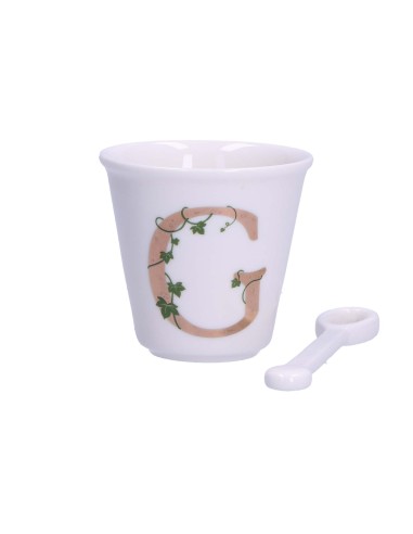 La Porcellana Bianca-Unico Bicchierino G C/Cucchiaino 75 CC Gb 75 Cm Gift Box