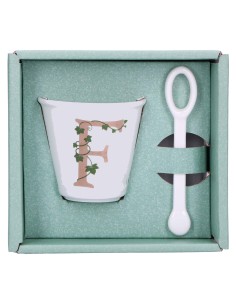 La Porcellana Bianca-Unico Bicchierino F C/Cucchiaino 75 CC Gb 75 Cm Gift Box 2