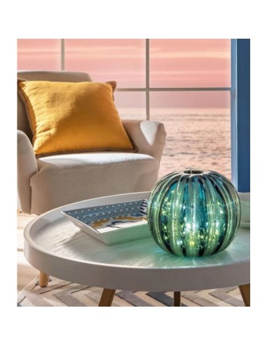 L'Oca Nera - Sfera Decorativa Urano cm Ø17,5x15h