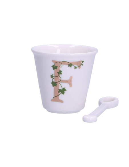 La Porcellana Bianca-Unico Bicchierino F C/Cucchiaino 75 CC Gb 75 Cm Gift Box
