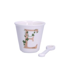 La Porcellana Bianca-Unico Bicchierino E C/Cucchiaino 75 CC Gb 75 Cm Gift Box