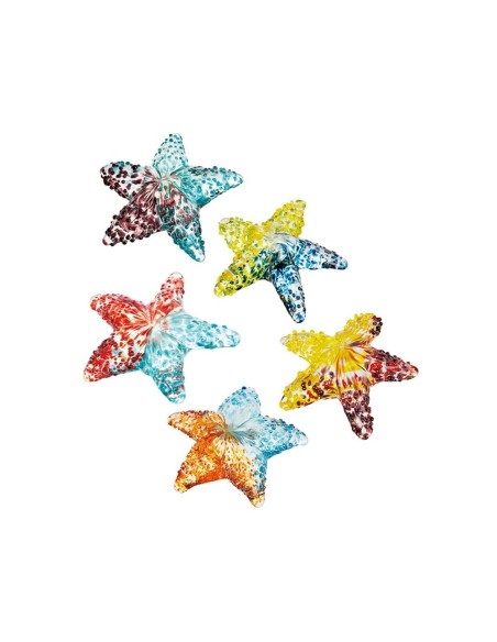 L'Oca Nera - Stella Marina Decorativa - Set 5 pz cm 10x10x3h