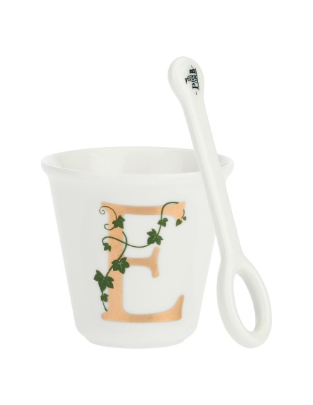 La Porcellana Bianca-Unico Bicchierino E C/Cucchiaino 75 CC Gb 75 Cm Gift Box