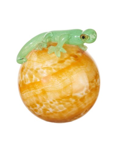L'Oca Nera - Sfera Geco con Leds 17x17,5x21h