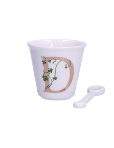 La Porcellana Bianca-Unico Bicchierino D C/Cucchiaino 75 CC Gb 75 Cm Gift Box