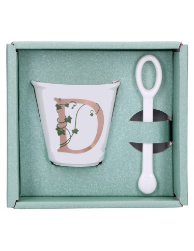 La Porcellana Bianca-Unico Bicchierino D C/Cucchiaino 75 CC Gb 75 Cm Gift Box