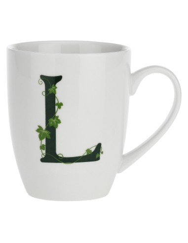 La Porcellana Bianca-Atupertu Mug Lettera L Cc 380 Gb 380 Cm Gift Box