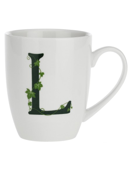 La Porcellana Bianca-Atupertu Mug Lettera L Cc 380 Gb 380 Cm Gift Box