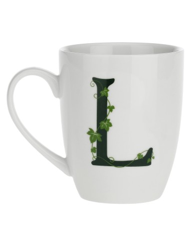 La Porcellana Bianca-Atupertu Mug Lettera L Cc 380 Gb 380 Cm Gift Box
