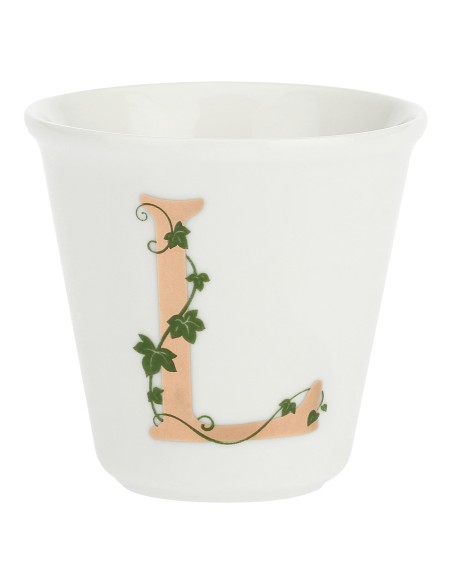 La Porcellana Bianca-Unico Bicchierino L C/Cucchiaino 75 CC Gb 75 Cm Gift Box