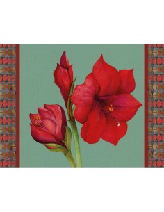 L'Oca Nera - Tovaglietta Rigida Ottanio 39x29,5 - Amaryllis