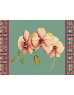 L'Oca Nera - Tovaglietta Rigida Ottanio 39x29,5 - Orchidea
