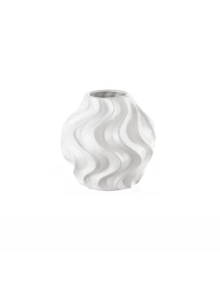 L'Oca Nera - Vaso Basso in ceramica cm Ø20x19h