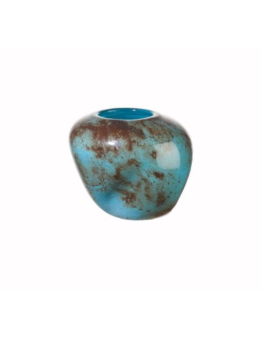 L'Oca Nera - Vaso Basso in vetro cm 22x18x18,5h