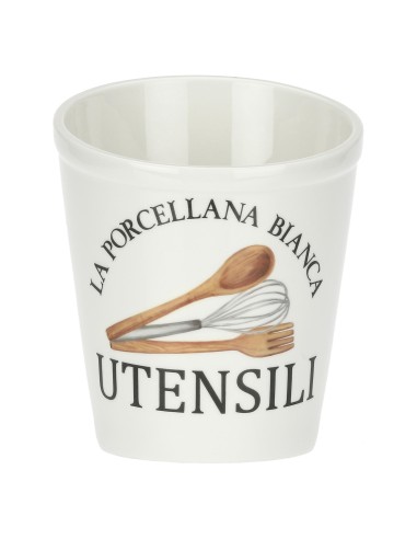 La Porcellana Bianca-Conserva P/Utensili 14X15X18 Cm Deco Gb Gift Box