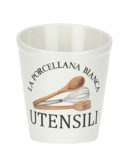 La Porcellana Bianca-Conserva P/Utensili 14X15X18 Cm Deco Gb Gift Box