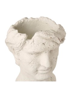 L'Oca Nera - Vaso Scultura Testa Uomo in cemento, cm 22,5x21,5x29h 2
