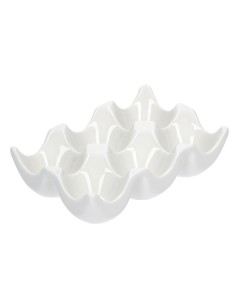 La Porcellana Bianca·porta Uova X 6 Cm14x9x4 2