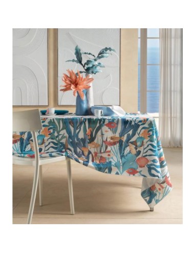 L'Oca Nera - Maui - Tovaglia Antimacchia cm 155 x 270 · 10 posti