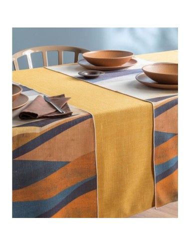 L'Oca Nera - Lipari - Runner Antimacchia cm 155 x 50, 2 posti
