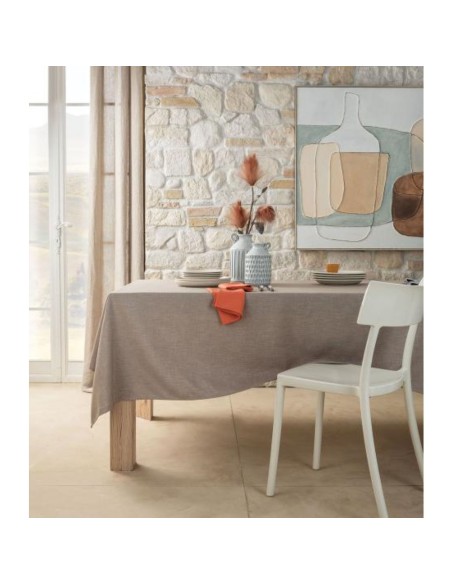 L'Oca Nera - Zenzero - Tovaglia Antimacchia cm 155 x 270 · 10 posti