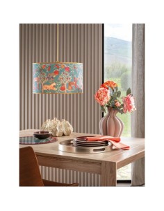 L'Oca Nera - Paralume a Sospensione Cilindrico Grande Ø50x29h cm - Tigri 2