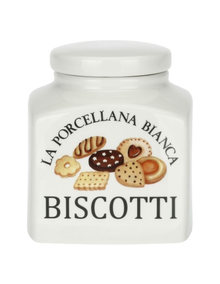 La Porcellana Bianca-Conserva Biscottiera Porc. Dec. 3,5L Gb Gift Box