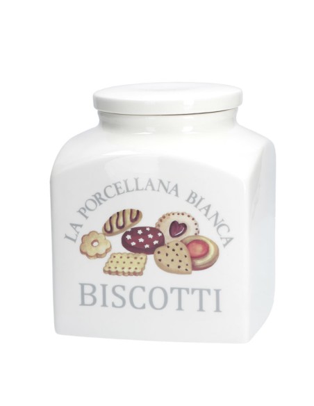 La Porcellana Bianca-Conserva Biscottiera Porc. Dec. 3,5L Gb Gift Box