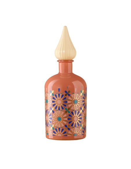 L'Oca Nera - Marrakech  - Bottiglia Decorativa con Tappo, Ø 10x28h cm 1,00 L