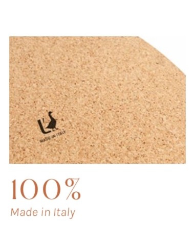 L'Oca Nera -  Tovaglietta Rigida Verde Salvia 39x35 cm -  Peonia di Samarcanda