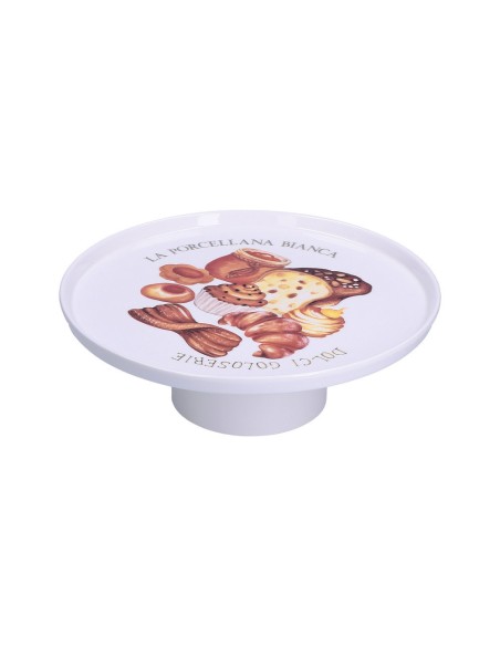 La Porcellana Bianca - Linea "goloserie" Alzata Ø26xh9 Cm in Gift Box