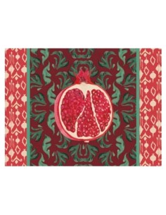 L'Oca Nera -  Tovaglietta Rigida Cacao 39x29,5 cm -  Melograno D'Oriente