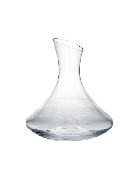 La Porcellana Bianca-Novello Decanter Obliquo 1500 Ml Vetro H 21 Cm - 1500 Ml